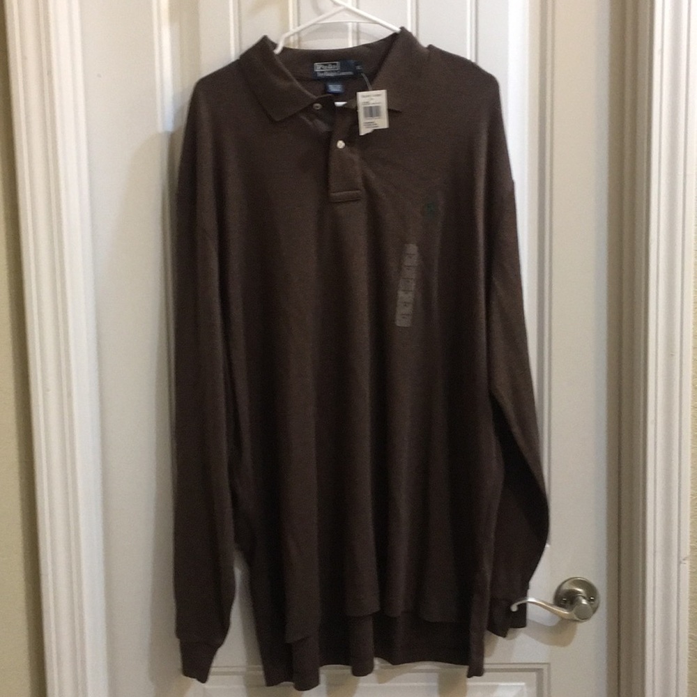 Polo by Ralph Lauren collard long sleeve shirt